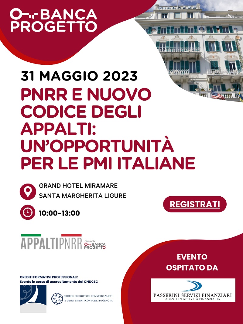 PNRR E Nuovo Codice Degli Appalti: Un’occasione Per Le PMI Italiane ...